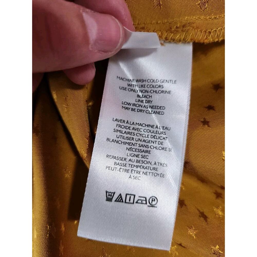 NWT $60 Free People Starstruck Mini Skirt Canyon Bluff Gold Size 2 - Picture 9 of 10